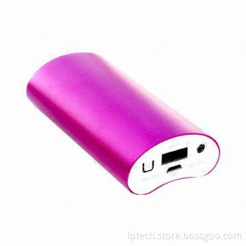 5,200mAh Mobile Power Bank, Compatible with iPhone/iPod/RIM's BlackBerry/HTC/Nokia, Aluminum Case